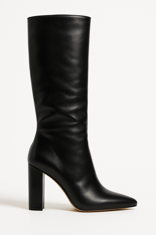Franziska | Botas de mujer con estampado de cocodrilo y tacón cuadrado