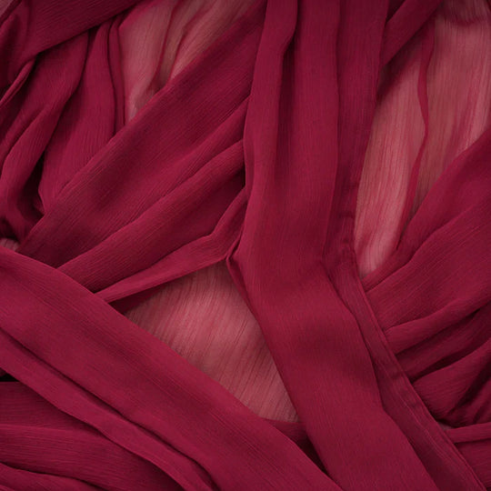 Talía – Vestido mini fruncido asimétrico burdeos