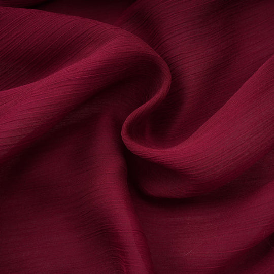 Talía – Vestido mini fruncido asimétrico burdeos
