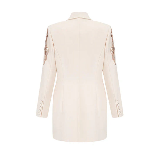 Elena – Vestido blazer con lentejuelas adornadas