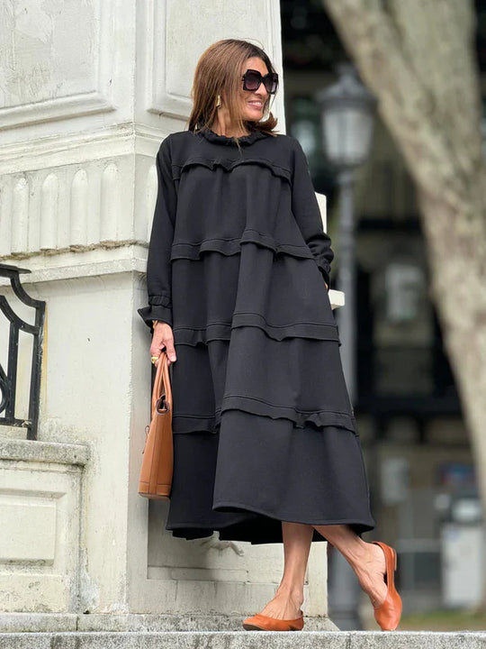Laura - Vestido con volantes y bolsillos
