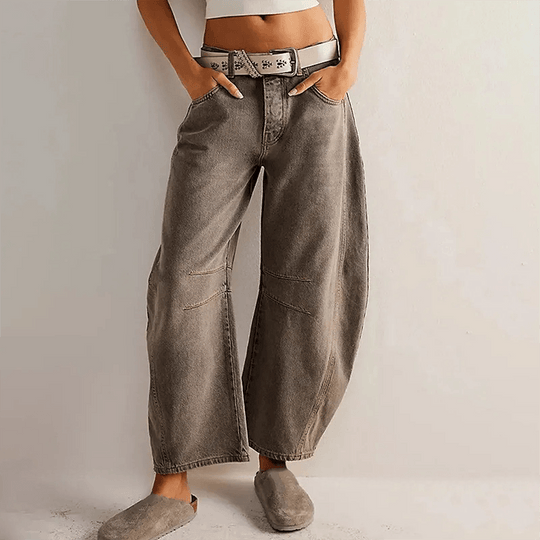 Hanna | Jeans de mujer de tiro alto con corte holgado