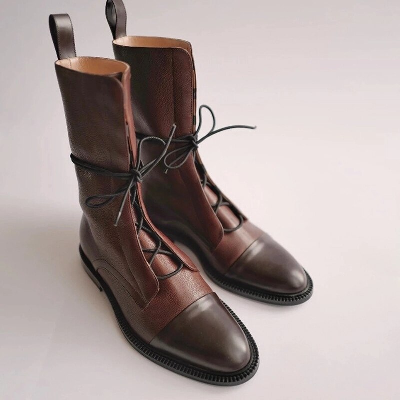 Felicia | Zapatos casuales para mujeres con punta redonda y corte por el tobillo