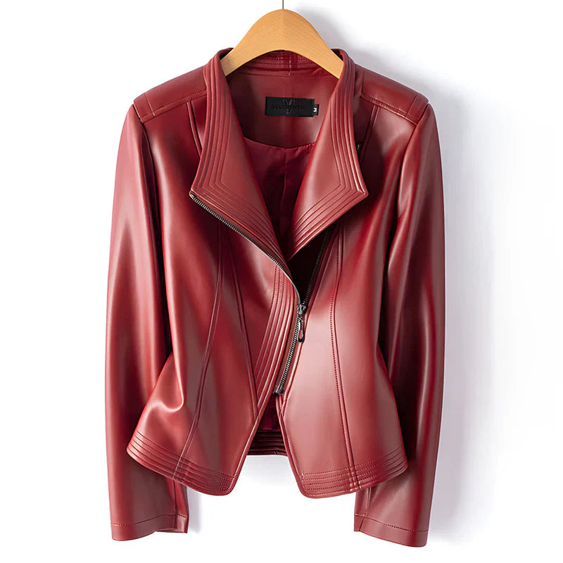 Clara - Chaqueta motera con diseño estructurado