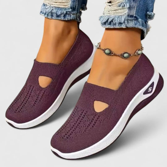 Regine | Zapatillas de Mujer Slip-On Transpirables de Malla para Caminar