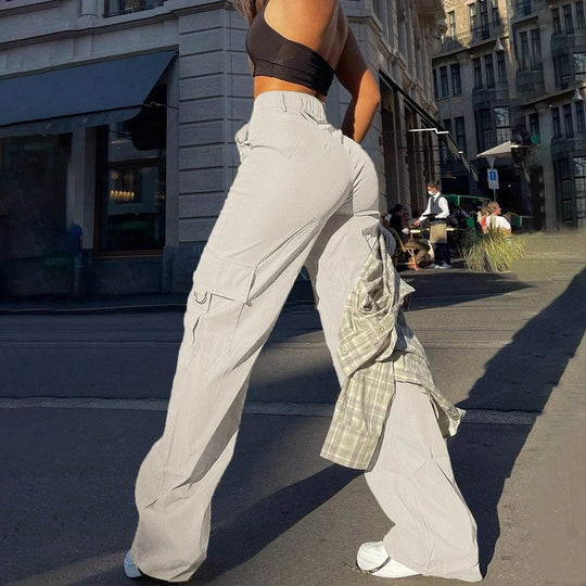 Kerstin | Pantalones de ocio para mujer estilo cargo con bolsillos