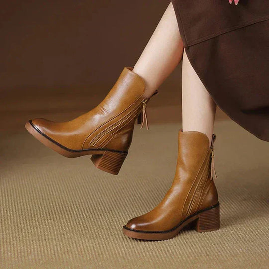 Klara – Botines de cuero