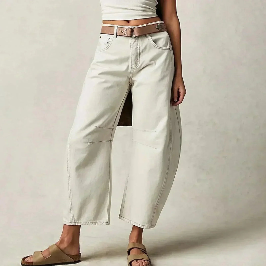 Hanna | Jeans de mujer de tiro alto con corte holgado