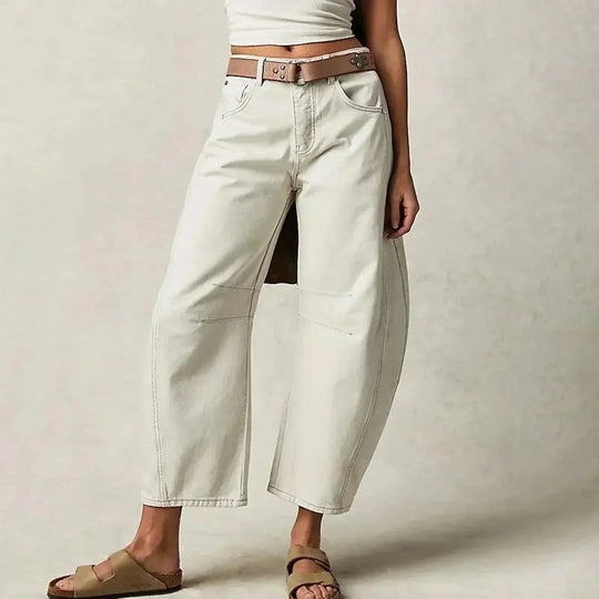 Hanna | Jeans de mujer de tiro alto con corte holgado