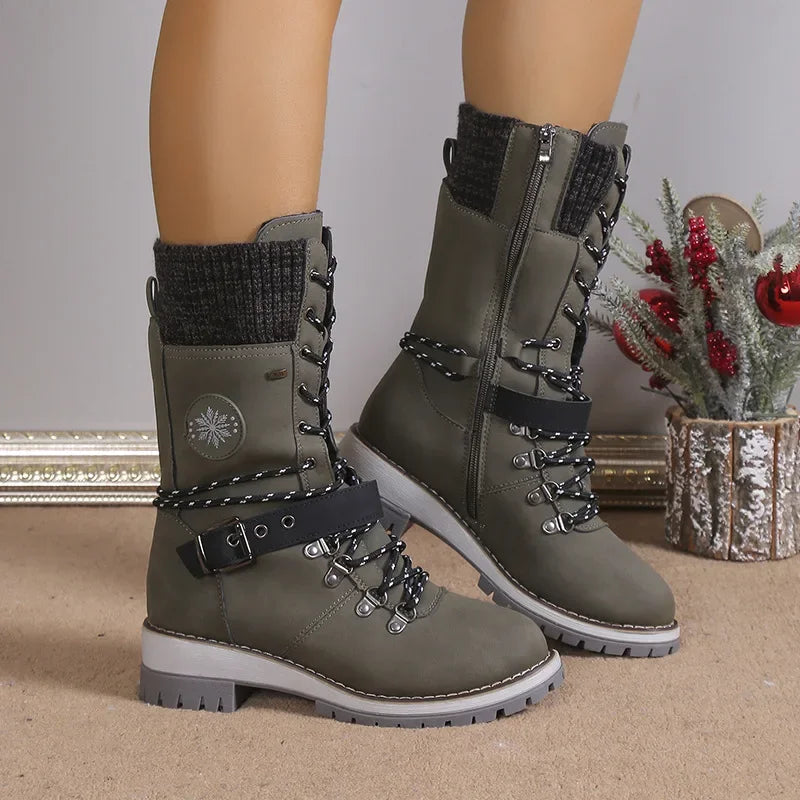 Livia – Botines de invierno impermeables con forro polar
