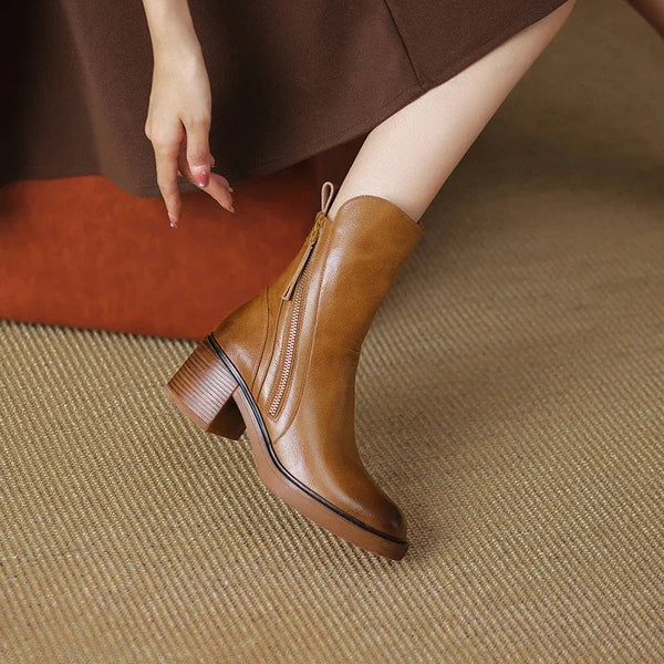 Klara – Botines de cuero