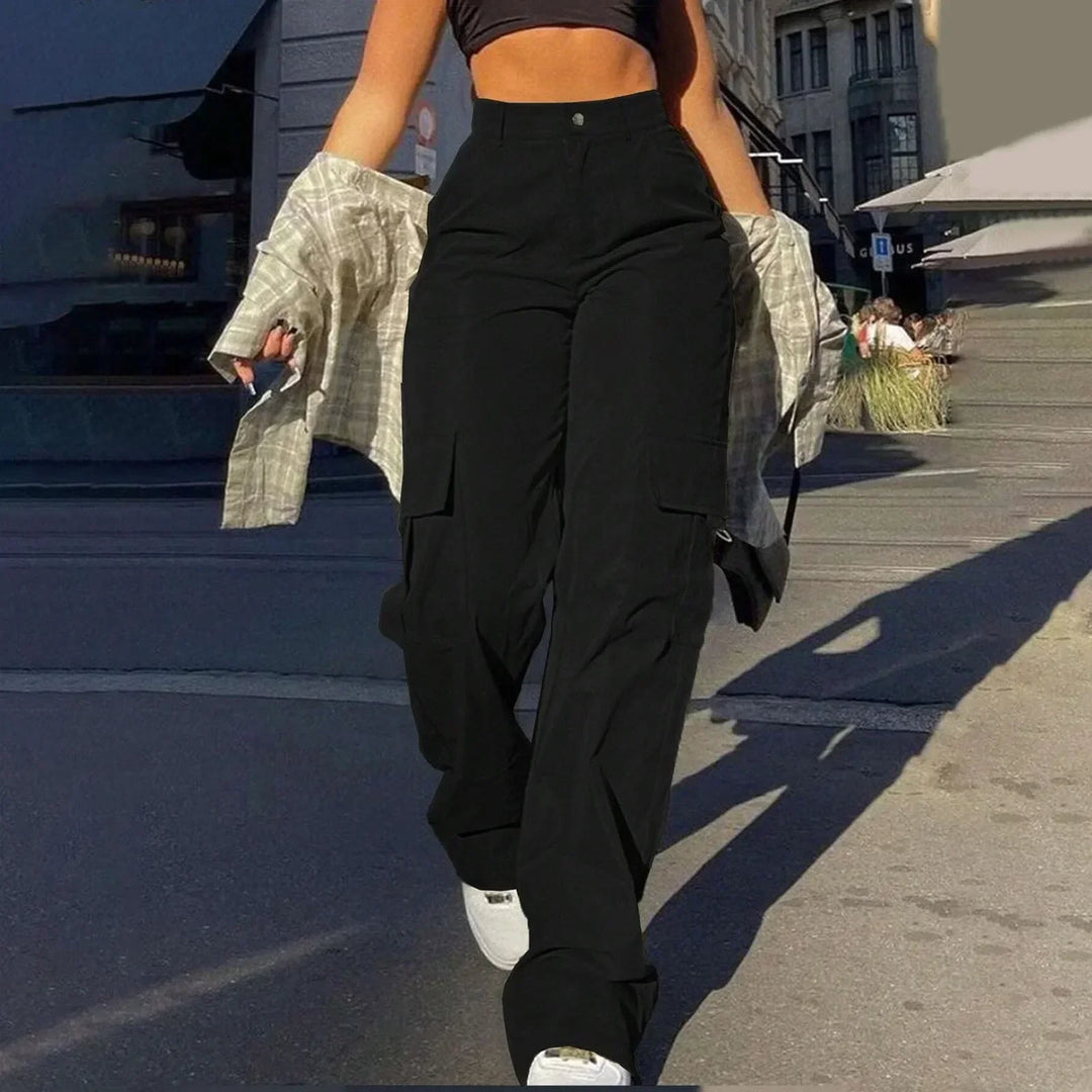 Kerstin | Pantalones de ocio para mujer estilo cargo con bolsillos