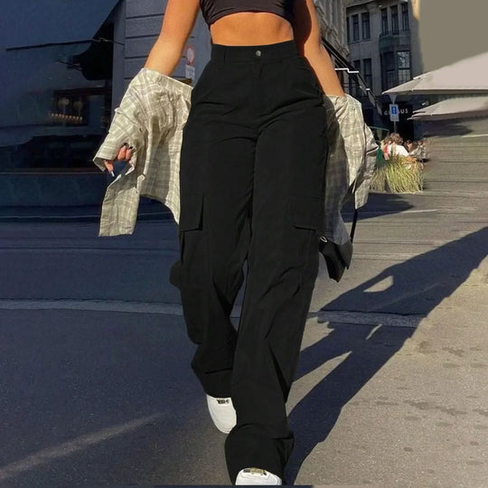 Kerstin | Pantalones de ocio para mujer estilo cargo con bolsillos