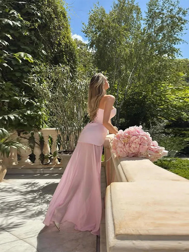 Jacqueline | Vestido de mujer para invitadas de boda con escote en forma de corazón