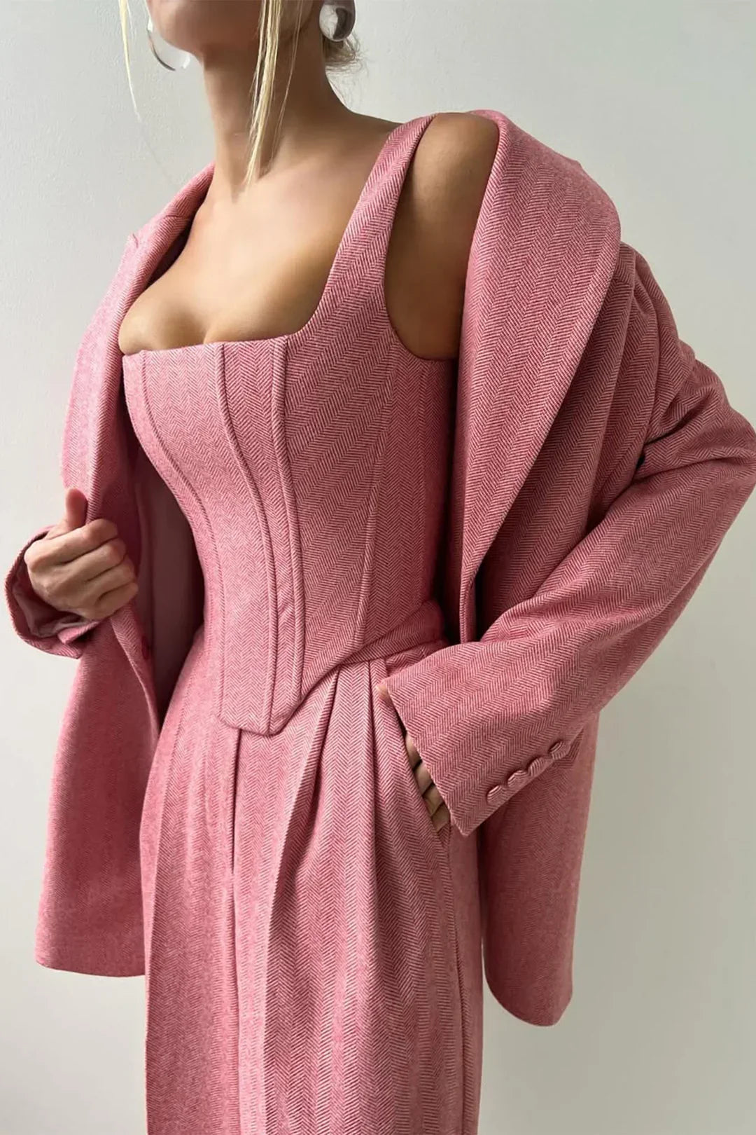Vérona™ - Conjunto de tres piezas con blazer cruzado