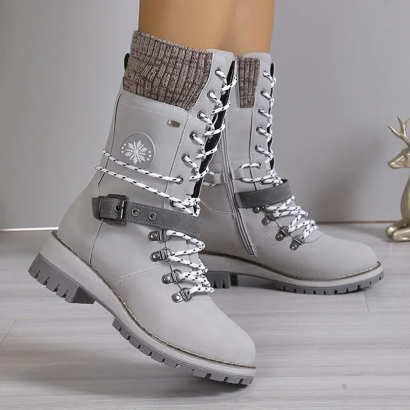 Livia – Botines de invierno impermeables con forro polar