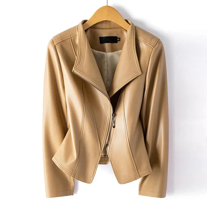 Clara - Chaqueta motera con diseño estructurado