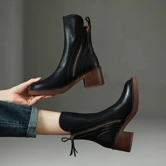 Klara – Botines de cuero