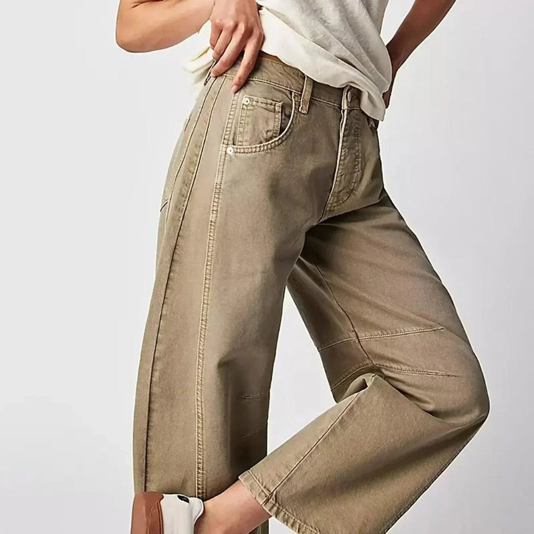 Hanna | Jeans de mujer de tiro alto con corte holgado