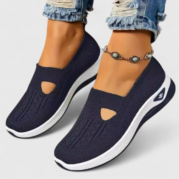 Regine | Zapatillas de Mujer Slip-On Transpirables de Malla para Caminar