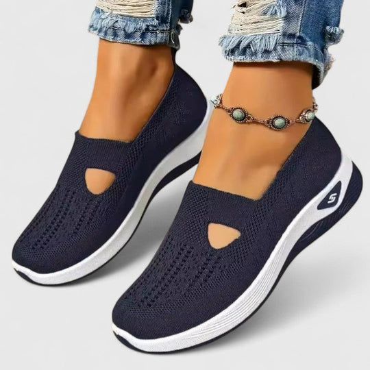 Regine | Zapatillas de Mujer Slip-On Transpirables de Malla para Caminar