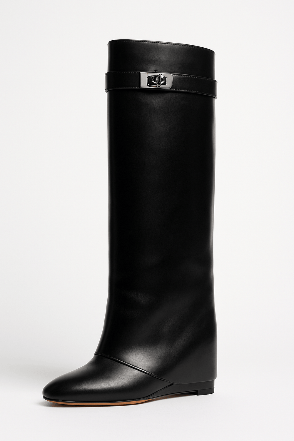 Felicia | Botas Elegantes para Mujeres con Tacón Cuña y Punta Afila