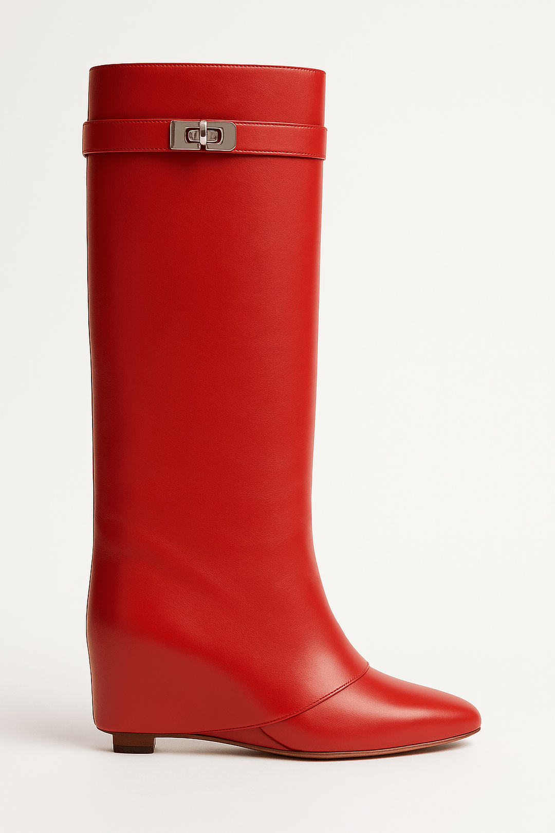 Felicia | Botas Elegantes para Mujeres con Tacón Cuña y Punta Afila