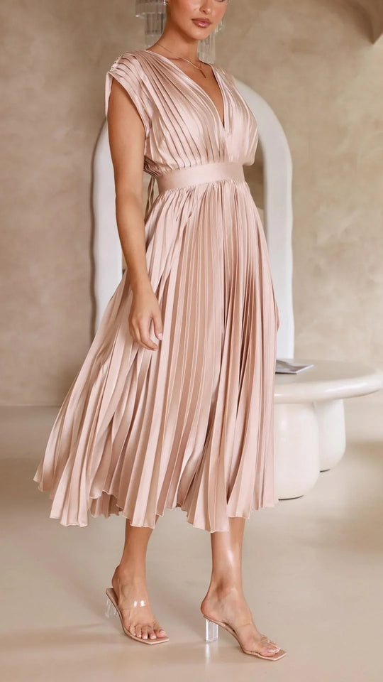 María™ Elegante vestido plisado