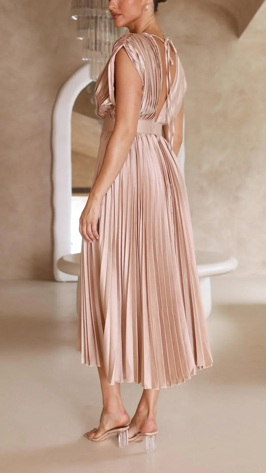 María™ Elegante vestido plisado
