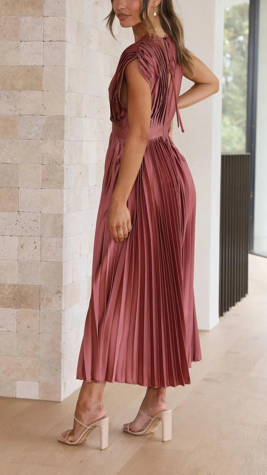 María™ Elegante vestido plisado
