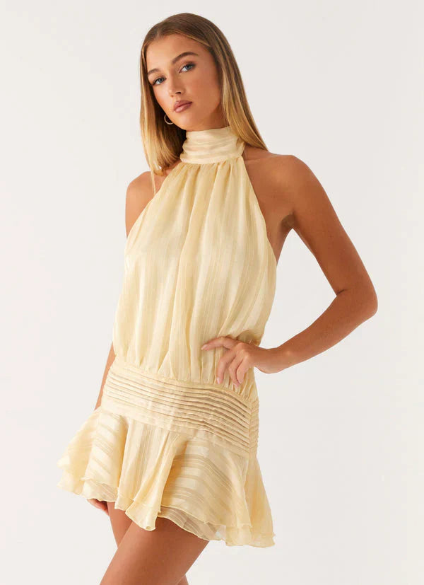 Soraya - Vestido con espalda cruzada