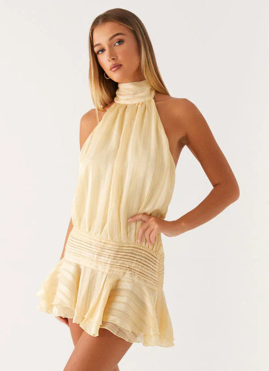 Soraya - Vestido con espalda cruzada