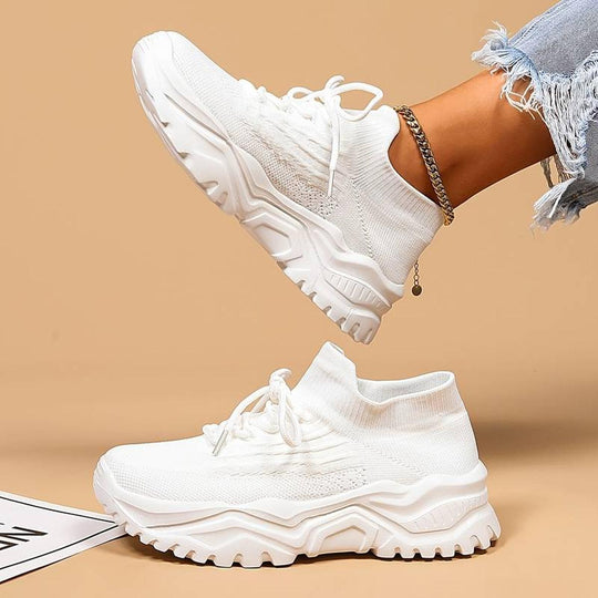 Elke | Zapatos de cordones de punto para damas para ocio y paseos