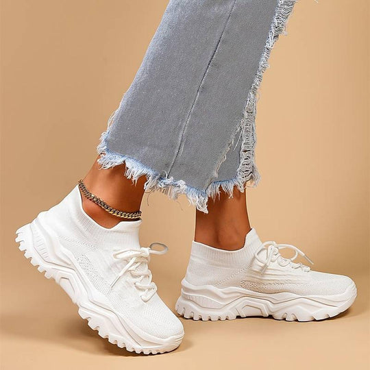 Elke | Zapatos de cordones de punto para damas para ocio y paseos