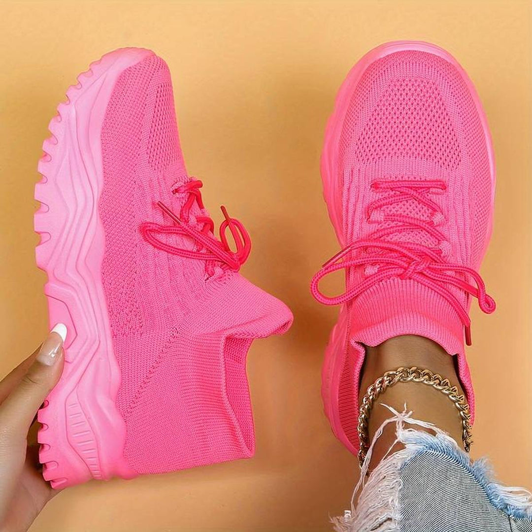Elke | Zapatos de cordones de punto para damas para ocio y paseos