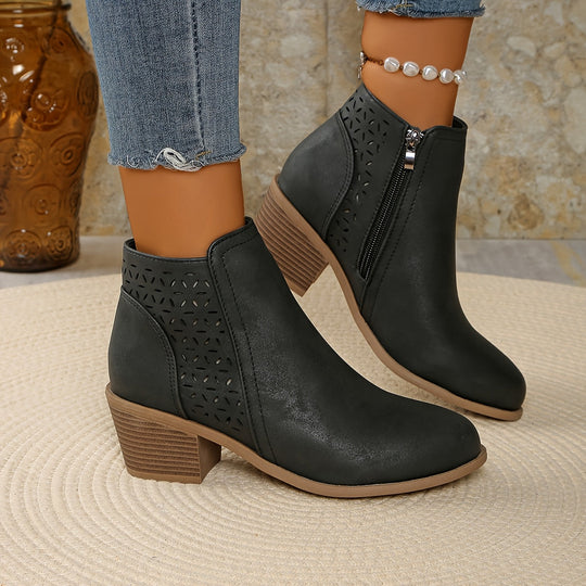 Greta | Botines para mujer con cremallera lateral