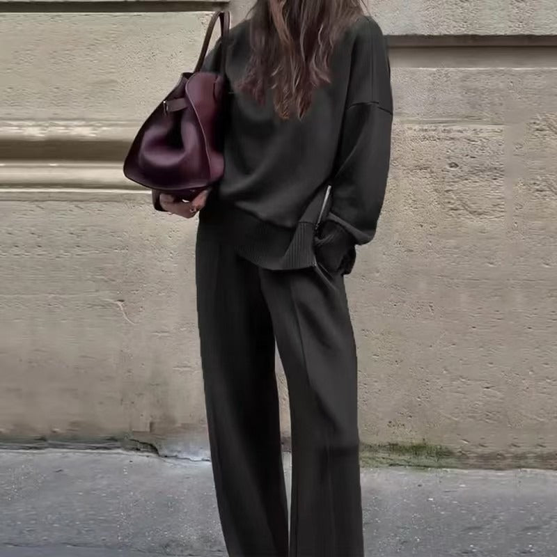 Selene - Conjunto a juego de sudadera de corte holgado