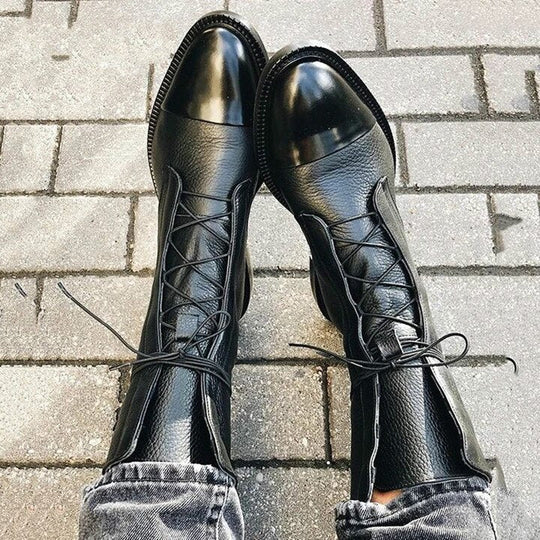 Doris | Botas elegantes de punta para dama con tacón bloque
