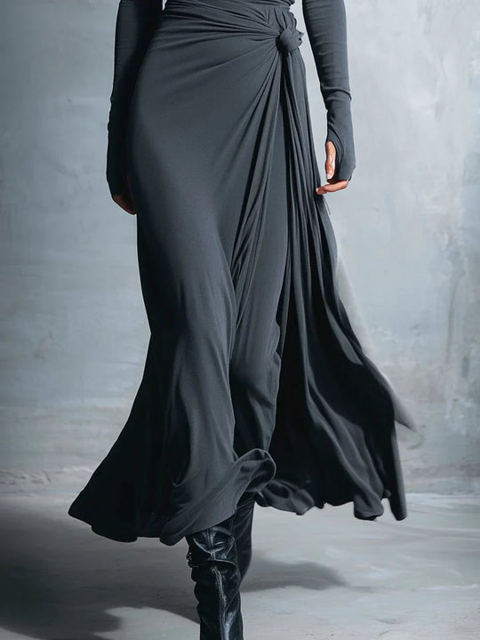 Veya – Vestido largo fluido elegante