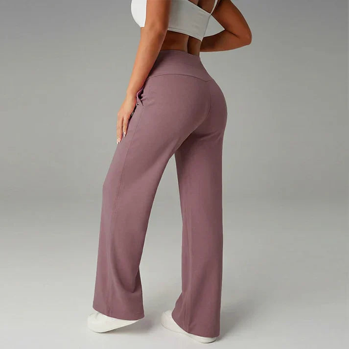 Lorena – Pantalón recto de cintura alta