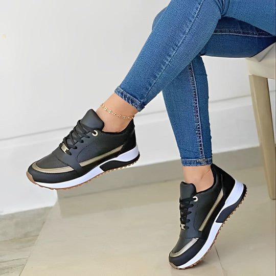 Anna | Zapatillas de Tendencia para Damas con Rayas Estilosas