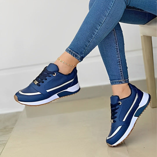 Anna | Zapatillas de Tendencia para Damas con Rayas Estilosas