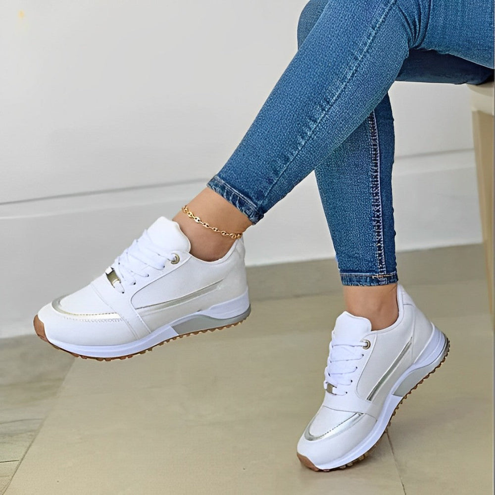 Anna | Zapatillas de Tendencia para Damas con Rayas Estilosas