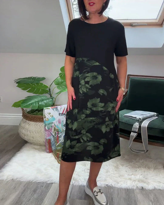 Iris - Elegante vestido floral informal