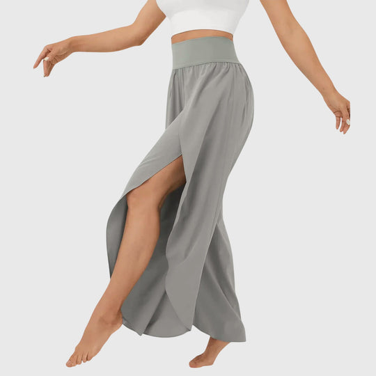 Magdalena | Pantalones Boho de corte amplio para mujer con diseño de abertura