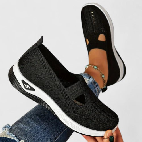 Regine | Zapatillas de Mujer Slip-On Transpirables de Malla para Caminar