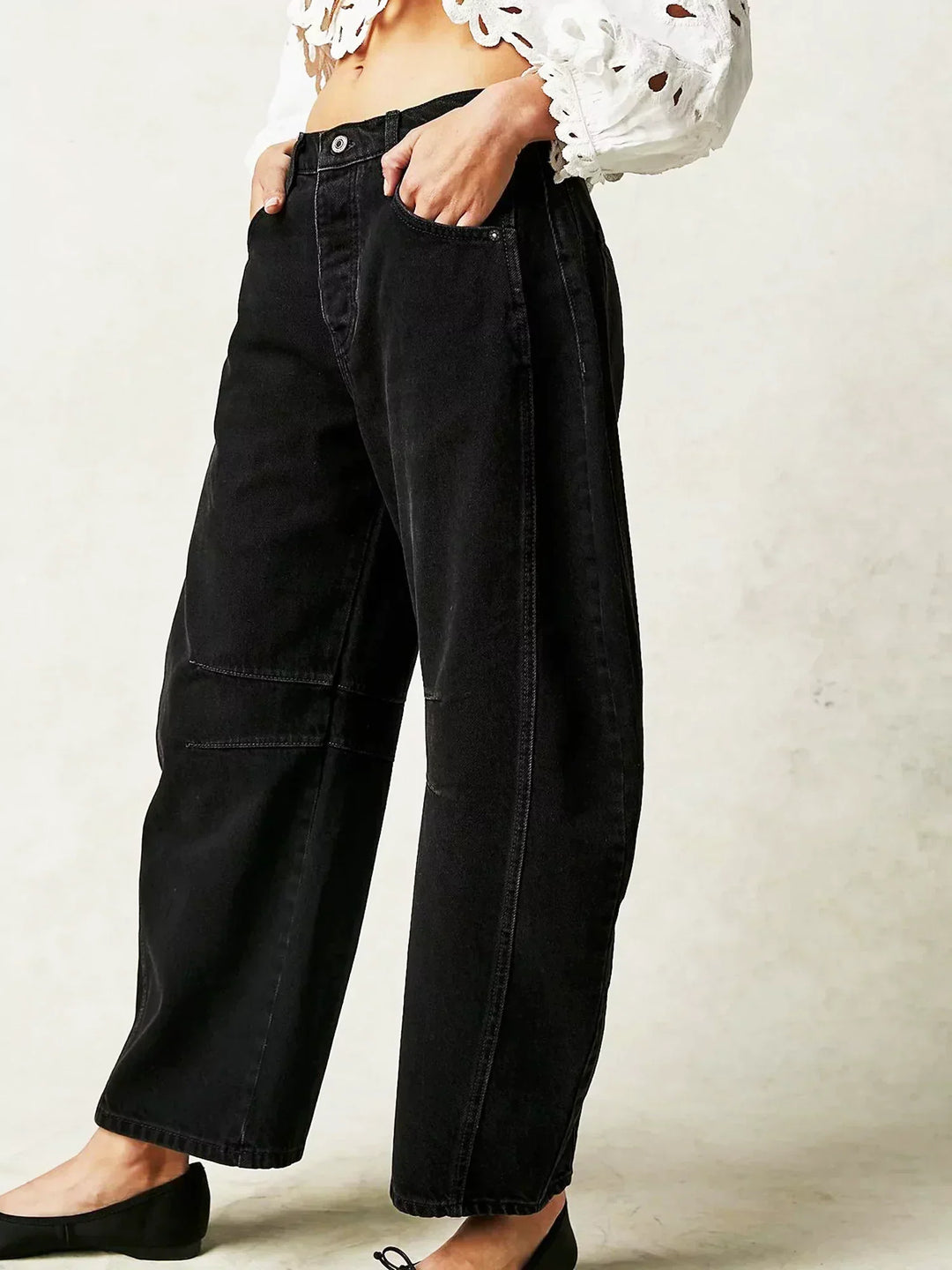 Gabriela | Jeans estampados para mujeres con pierna ancha