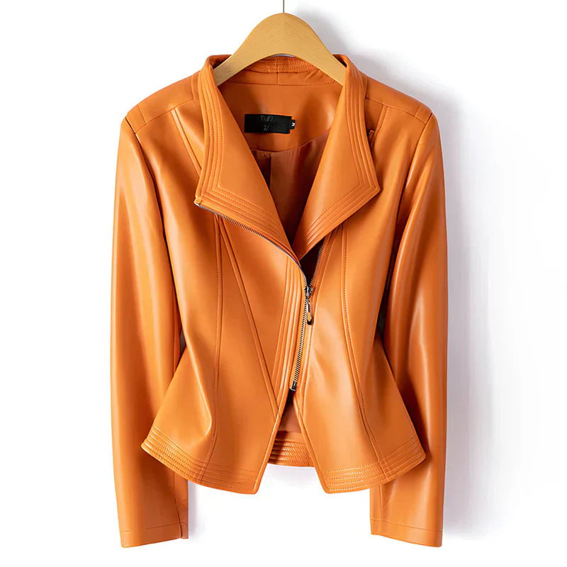 Clara - Chaqueta motera con diseño estructurado