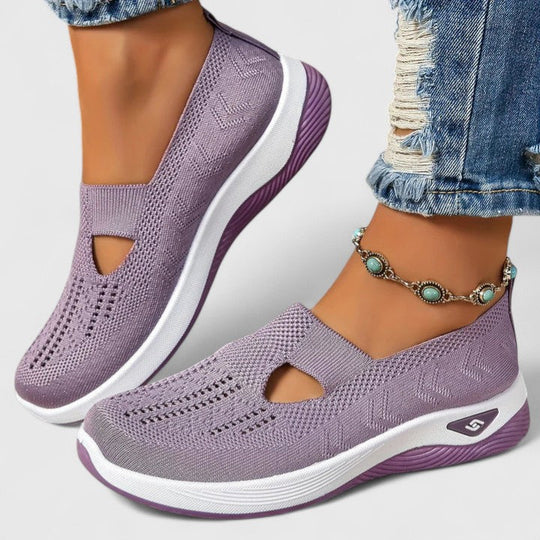Regine | Zapatillas de Mujer Slip-On Transpirables de Malla para Caminar