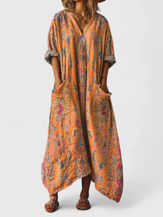 Marintia – Vestido con escote en pico